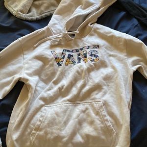 White vans hoodie very comfortable fit